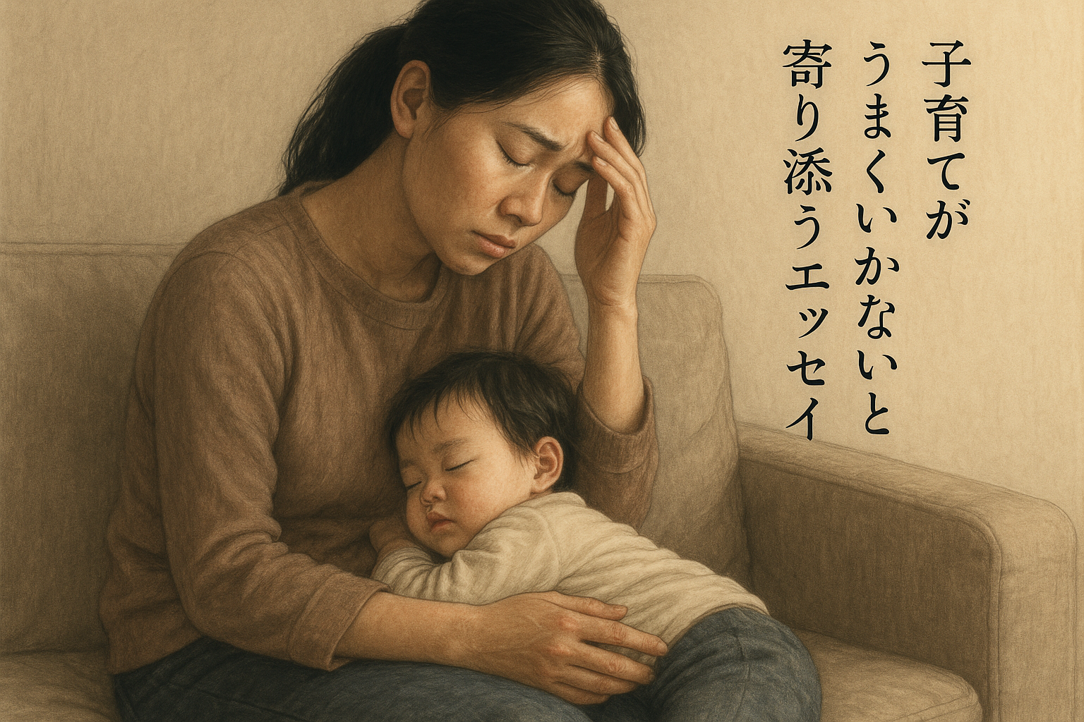 子育てがうまくいかないと感じるときに寄り添うエッセイ