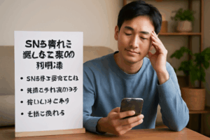 SNS疲れを感じたときの対処法