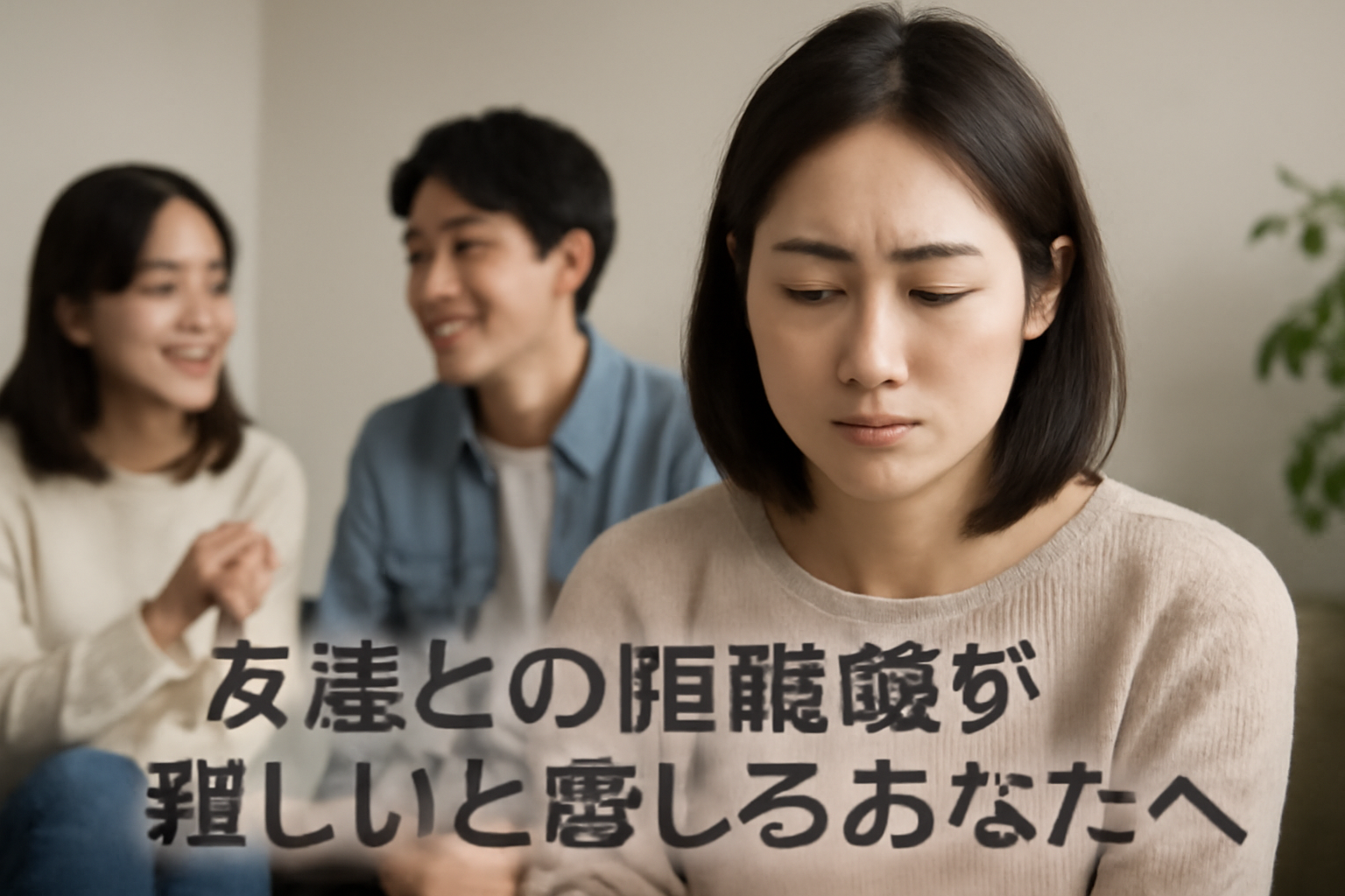 友達との距離感が難しいと感じるあなたへ