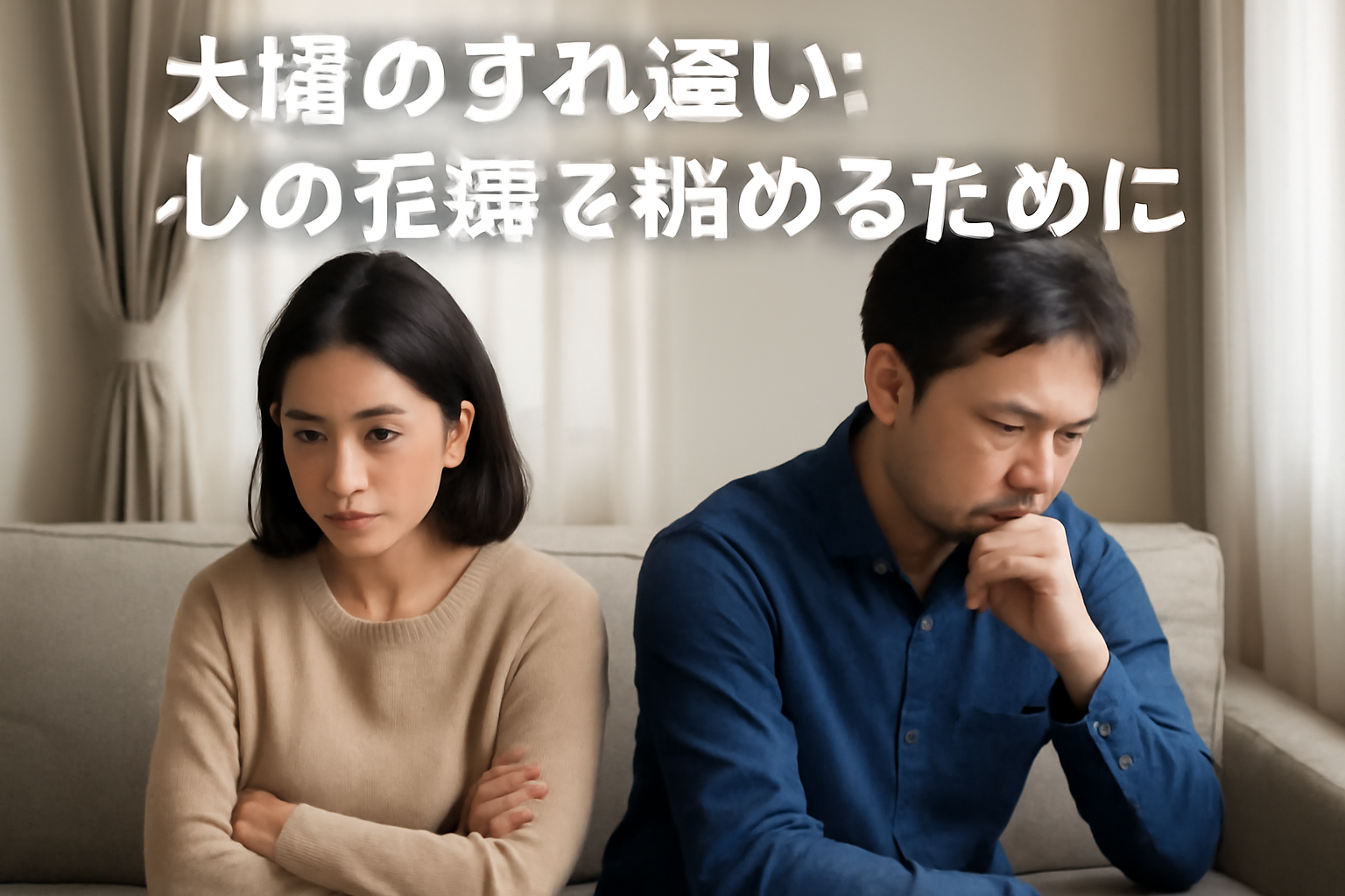 夫婦のすれ違い：心の距離を縮めるために